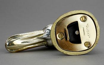 FLASKÖPPNARE, metall, "Ducky", Paris, inköpt på firma Svenskt Tenn, 1900-talets andra hälft.