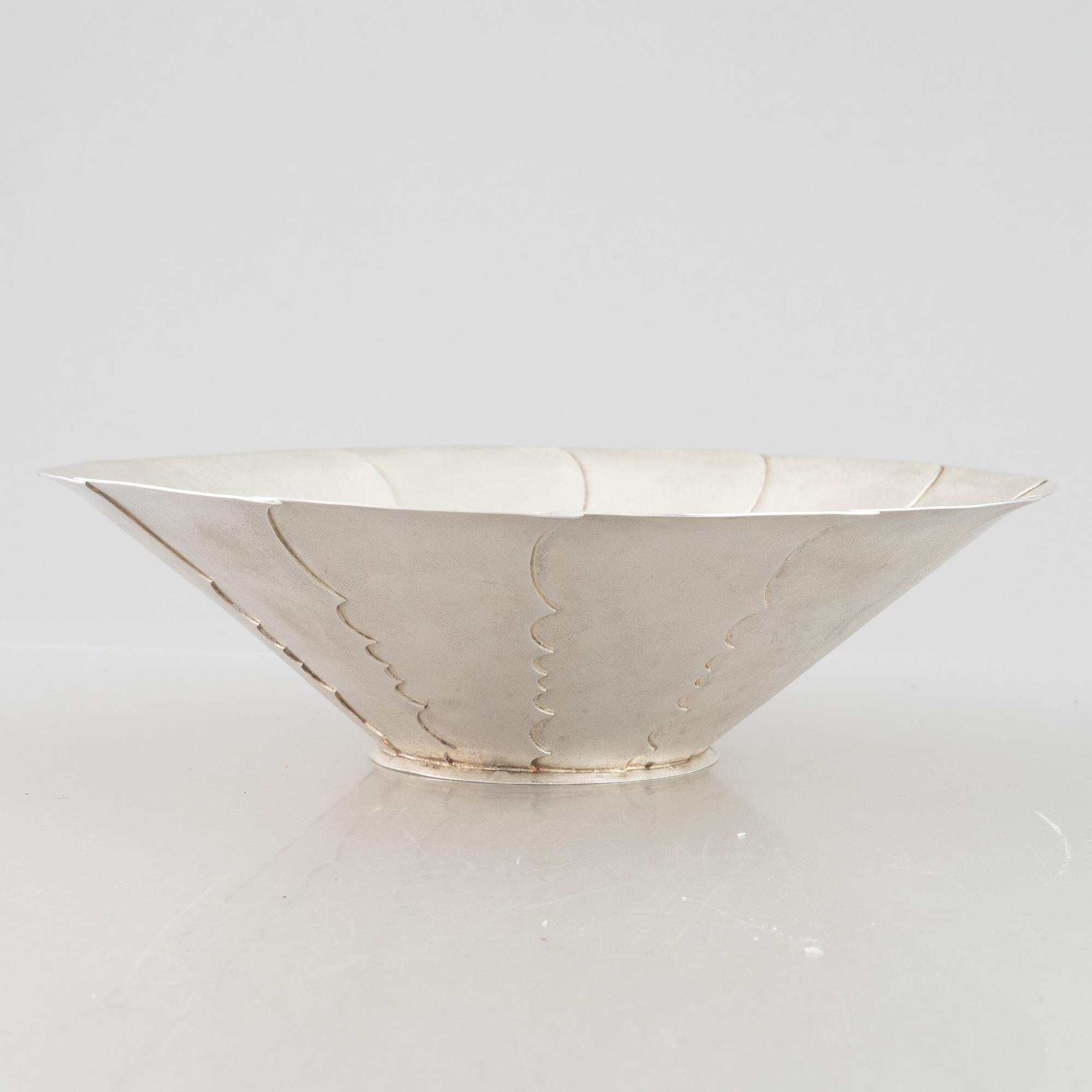 Horst H. Hild, skål, sterlingsilver, Stockholm, 1978.