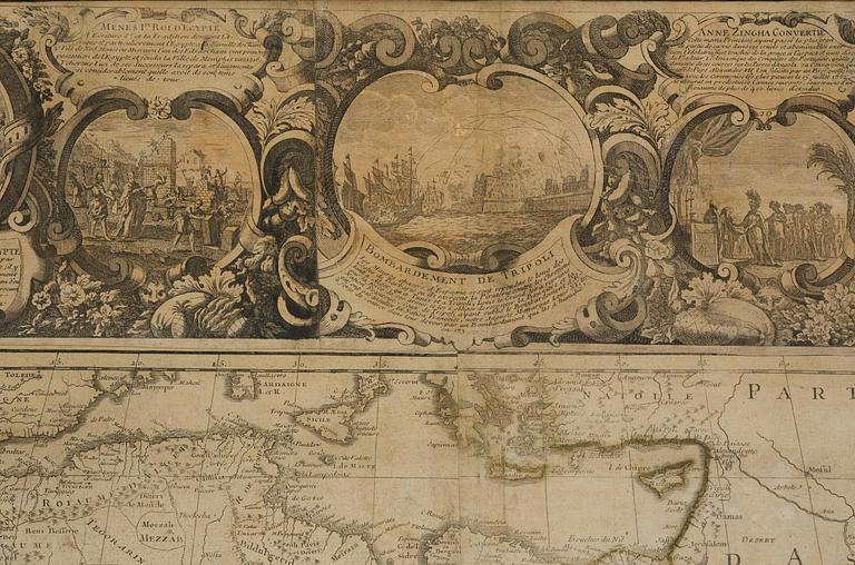 Nolin's map of Africa, "L'Afrique dressee sur les relations", 1740.