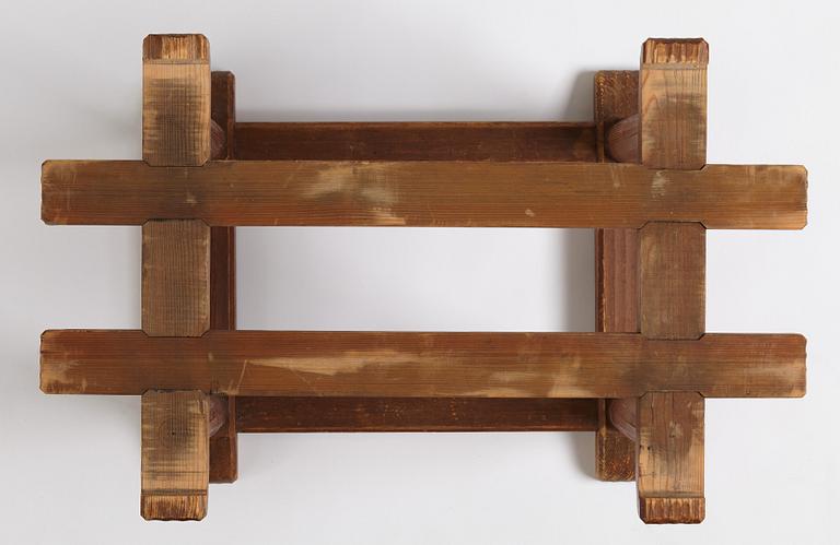 Axel Einar Hjorth, a stained pine and limestone top "Sandhamn" table, Nordiska Kompaniet, Sweden 1931.