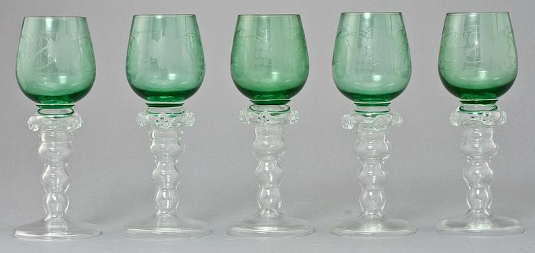 GLAS, 12 st, Remmare, 1900-tal.