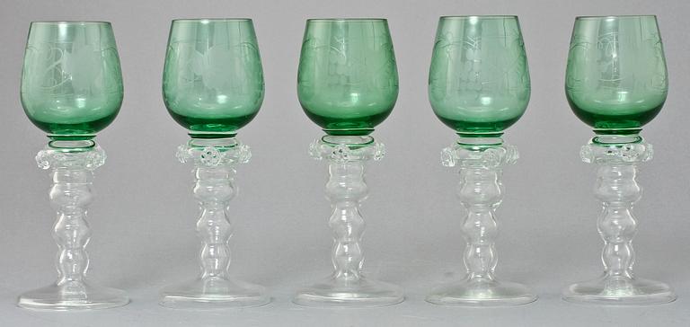 GLAS, 12 st, Remmare, 1900-tal.