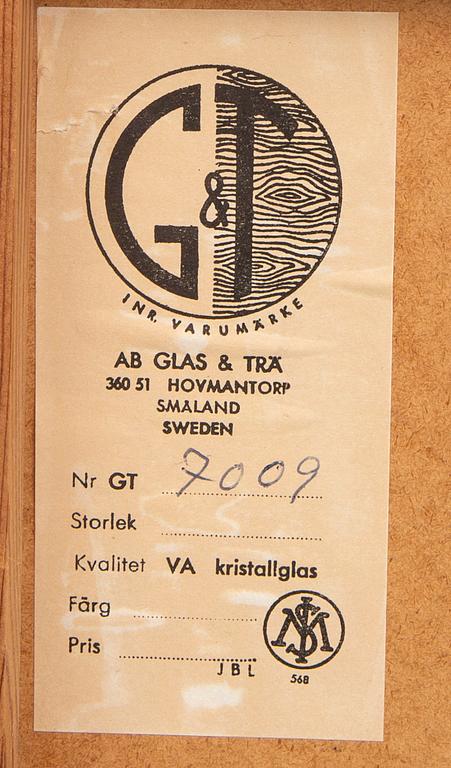 A Swedish Gt jacaranda mirror 1960/70s.