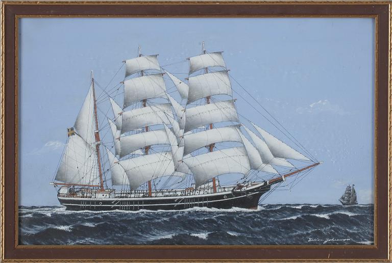 CARL FABIAN JOHANSSON, blandteknik, signerad.