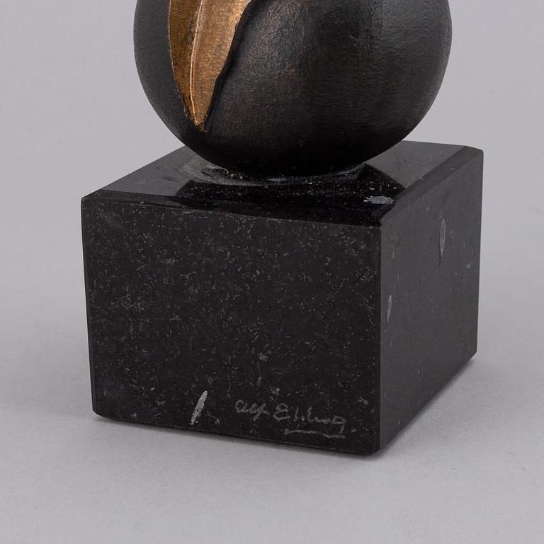 ALF EKBERG, skulptur, brons, signerad.