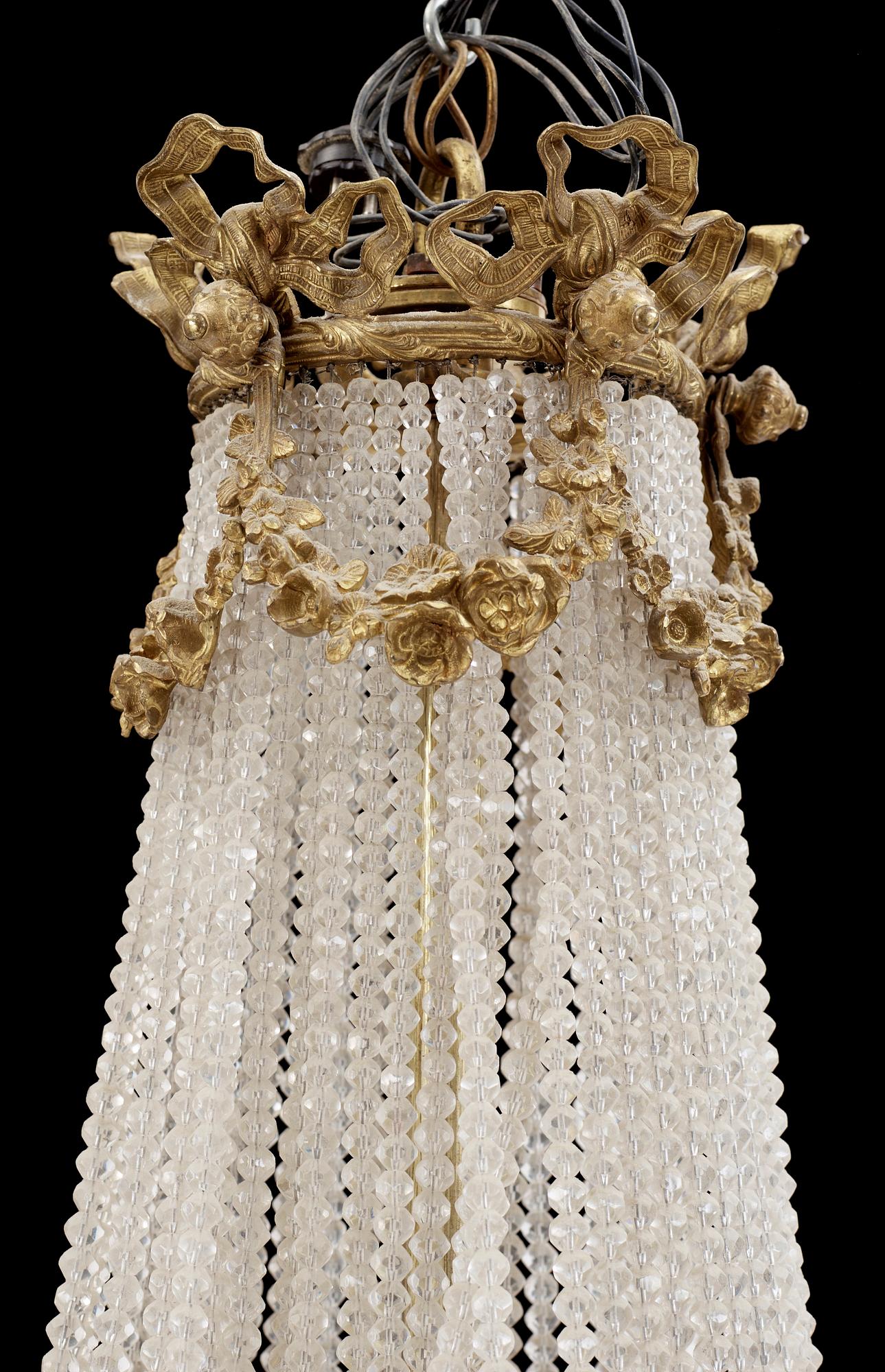 LJUSKRONA, eklekticism, 1800-talets slut. Höjd: 104 cm.