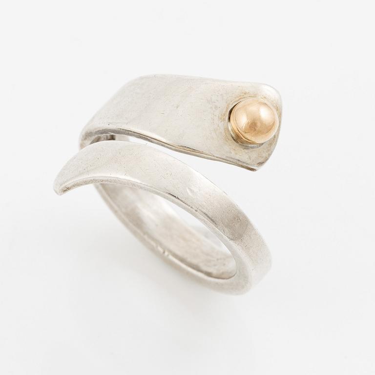 Sven-Erik Högberg, ring, silver, Göteborg 1985.
