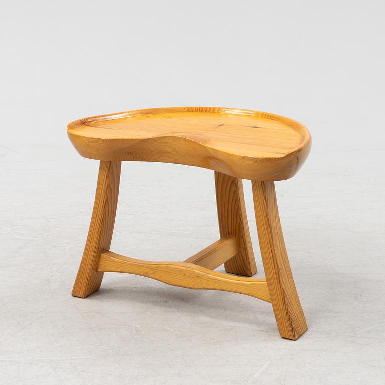 Hilding Andersson, a pinewood stool, 1982.