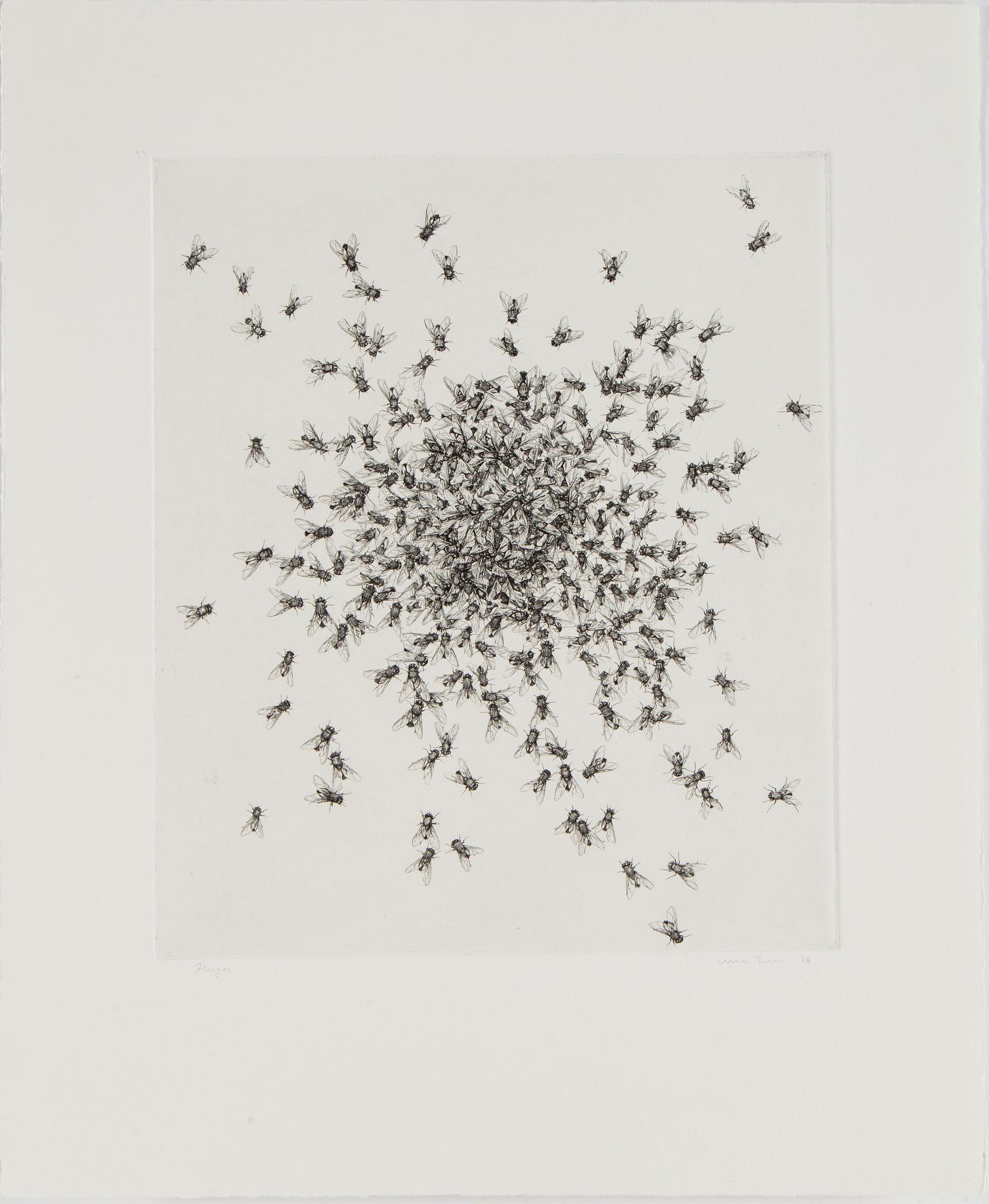 ETCHINGS, 3 pieces, one of wich Hans Wigert.
