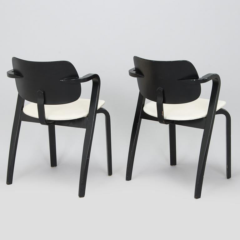 Ilmari Tapiovaara, a set of six 1960s 'Aslak' armchairs for Asko, Finland.