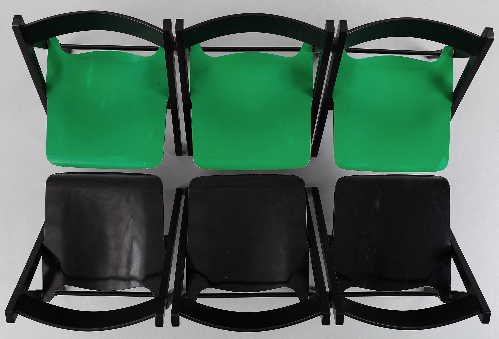 HANS J WEGNER, 6+3+1 stolar "Politiken", Getama, Danmark.