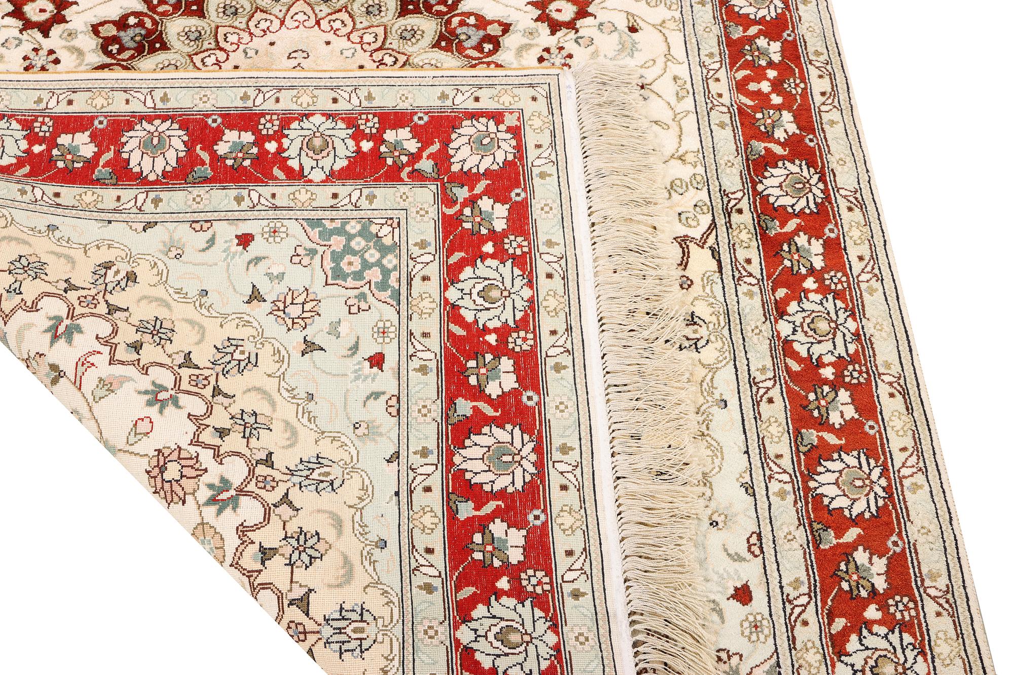 A carpet, Turkey, silk, c. 180 x 120 cm.