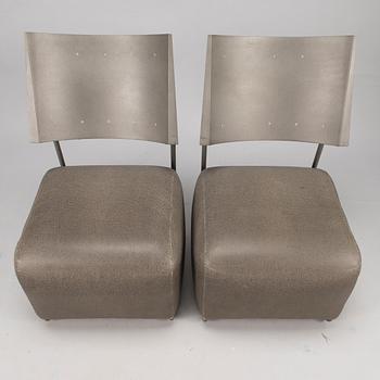 HARRI KORHONEN, a pair of 'Oscar' easychairs for  Inno Interior. Finland. Designed 1989.