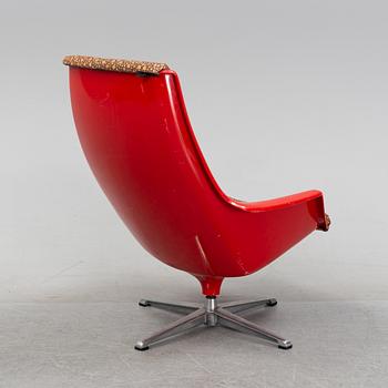 Alf Svensson & Yngvar Sandström, a 'Tellus' armchair, Overman, Tranås, 1970's.