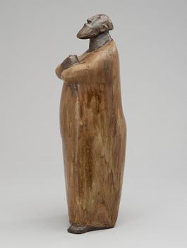 ÅKE HOLM, skulptur, biblisk figur, Höganäs 1950-tal.