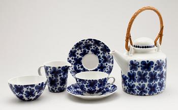 KAFFESERVIS, 15 del, porslin, "Mon Amie", Marianne Wessman, Rörstrand.