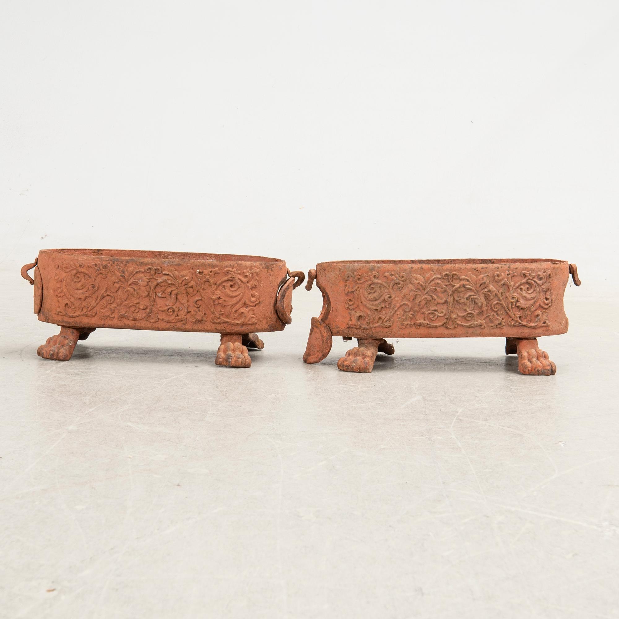 Jardinières, a pair, 19th century.