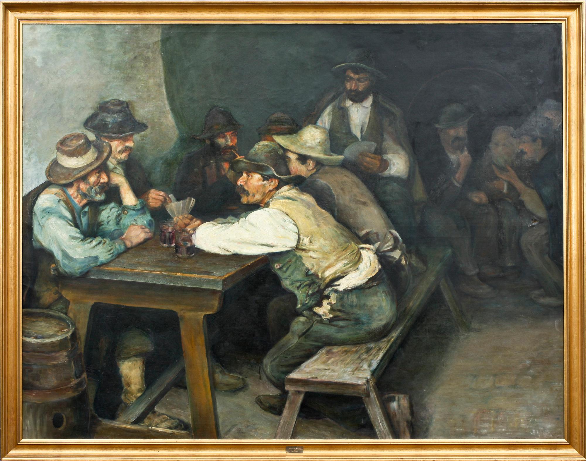 WILHELM SMITH, olja på duk, osignerad.