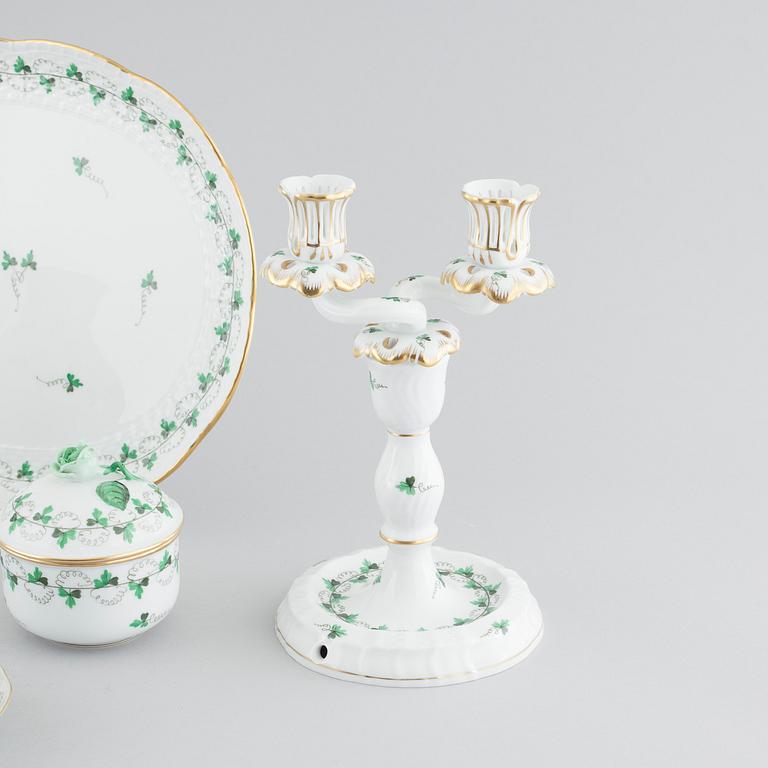 SERVISDELAR, 20 st, porslin, Herend, 1900-tal.