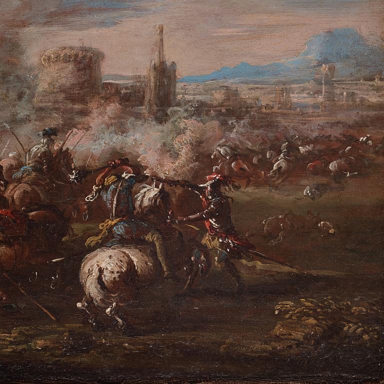 Francesco Graziani ("Ciccio"), Batalj mellan ottomaner och kristna.