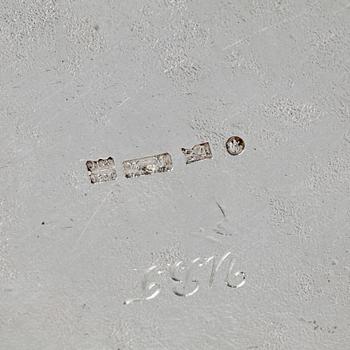 PARTI SILVER, 7 delar, bla St Petersburg 1850, totalvikt ca 850 gram.