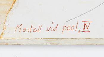 Carl Köhler, "Modell vid pool IV".