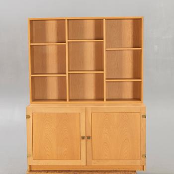 Cabinet / bookshelf, oak, HG furniture, Denmark.