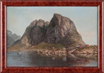JOHANNES VON DITTEN, olja på duk, signerad.