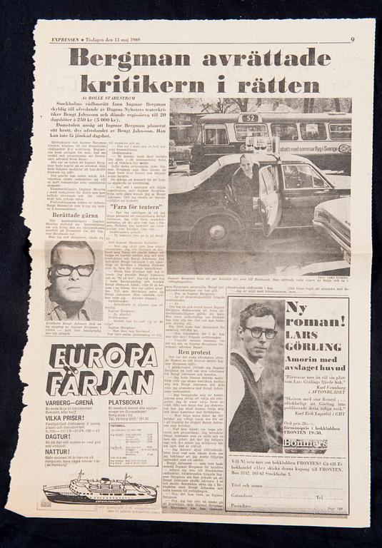 Anders Andersö, "Ingo Bergman".