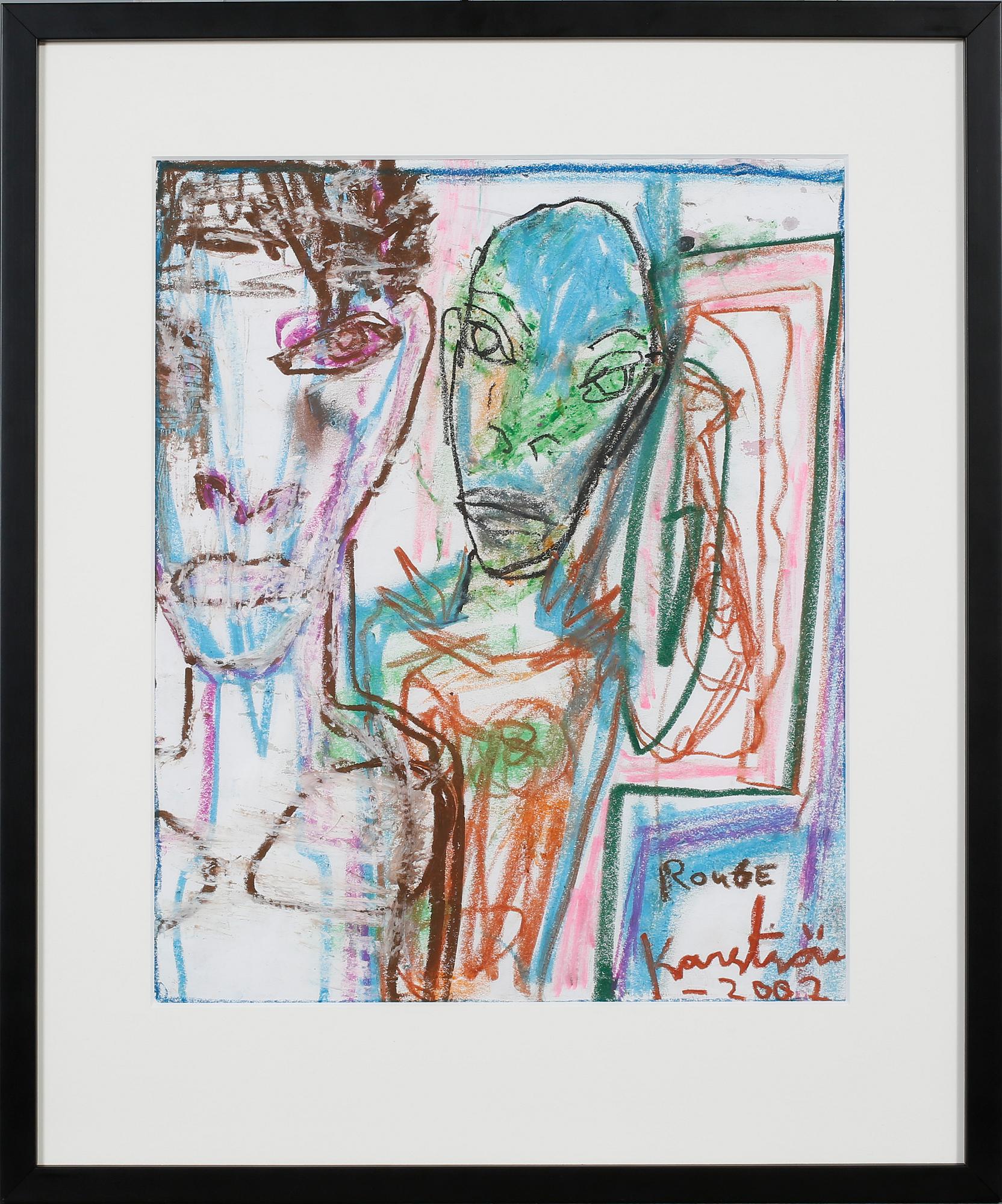 MAURITZ KARSTRÖM, blandteknik, signerad och daterad 2002.