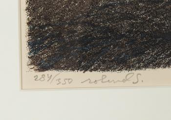 Roland Svensson, lithograph in color, signed and numbered 284/350.