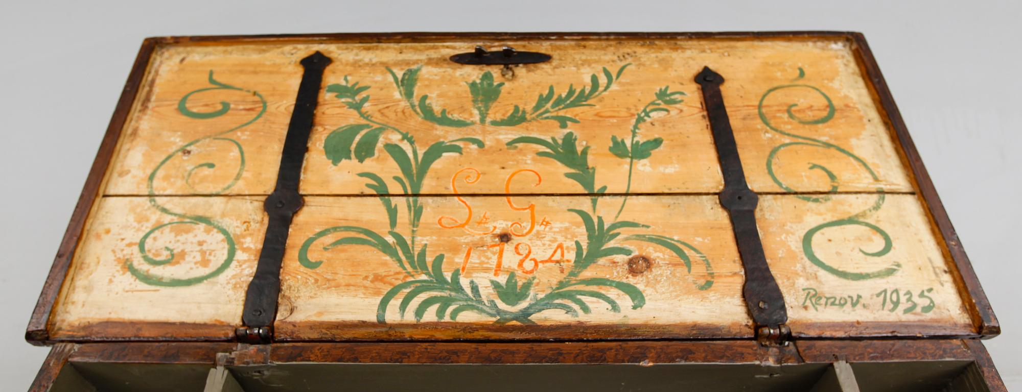 KISTA PÅ BENSTÄLLNING, 1700-talets slut.
