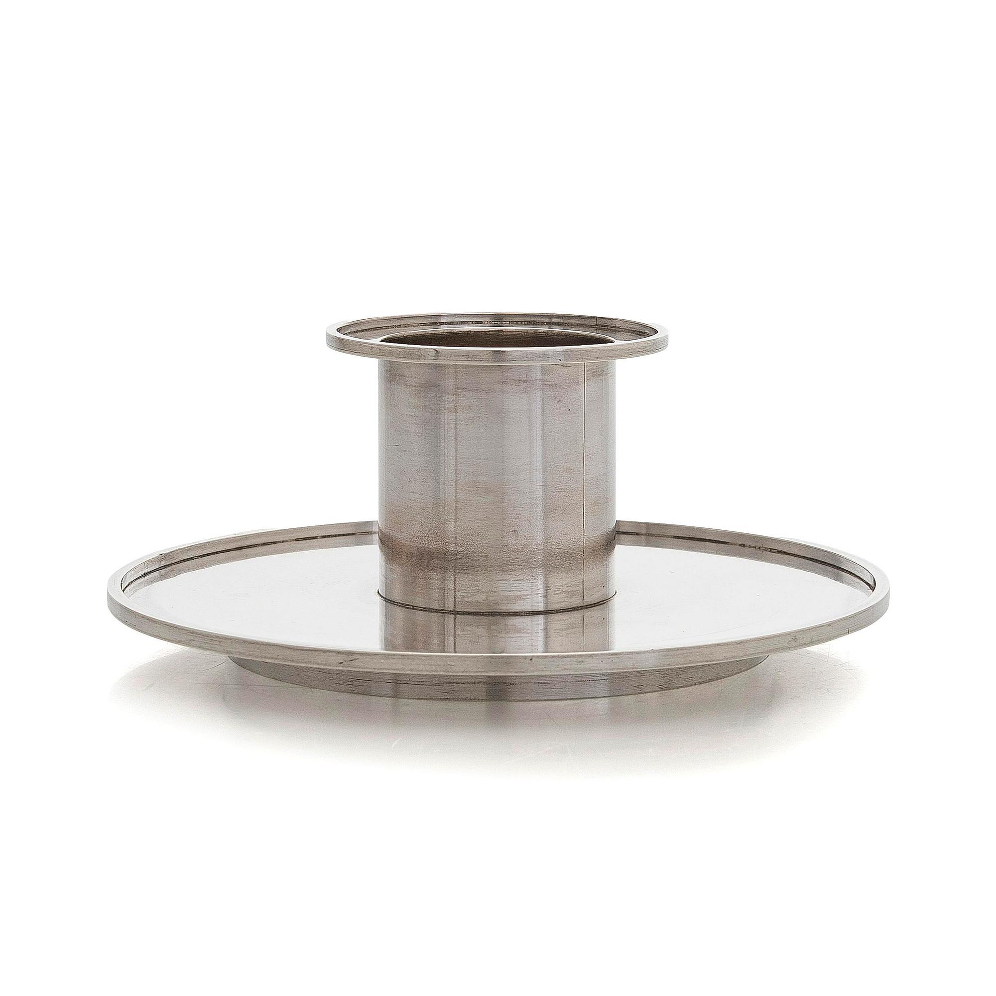 Wiwen Nilsson, ljusstake, sterling silver, Lund 1964.