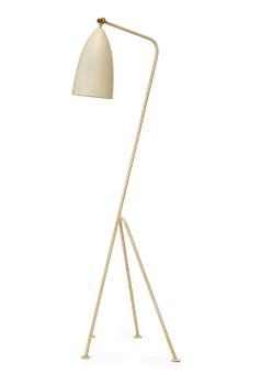 2. A Greta Magnusson Grossman grey lacquered 'Grasshopper' floor lamp, Bergbom's, Sweden 1950's, model G-33.