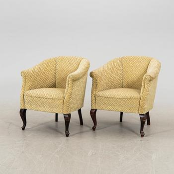 Chairs, a pair from the 1940s.