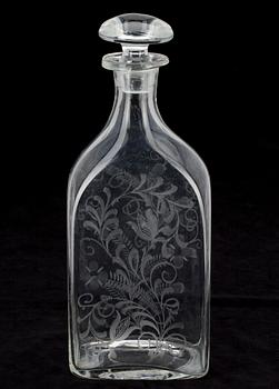 KARAFF, glas, 1900-talets andra hälft.