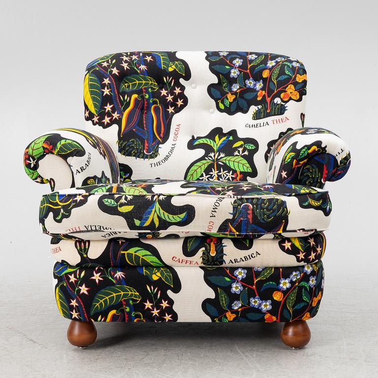 Josef Frank, armchair, model 568, Svenskt Tenn.