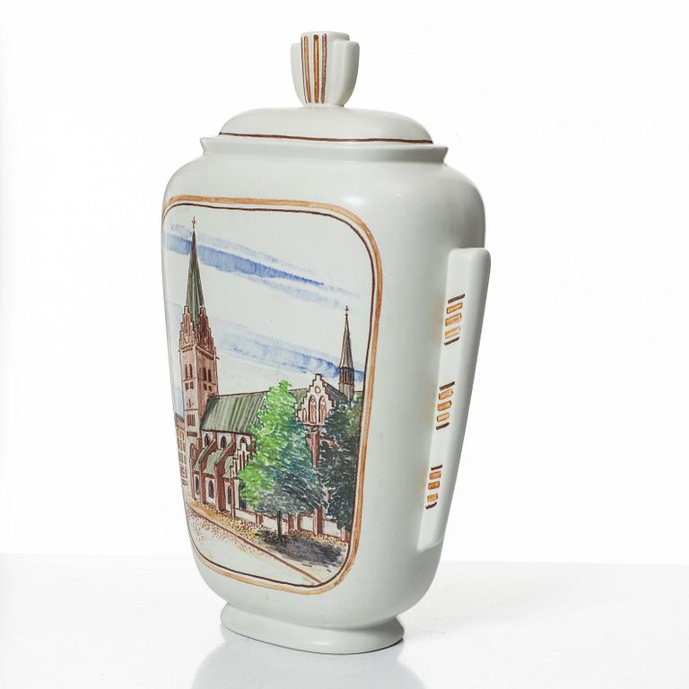 Oskar Dahl, Lock urn, Rörstrand, Malmö, 1948.