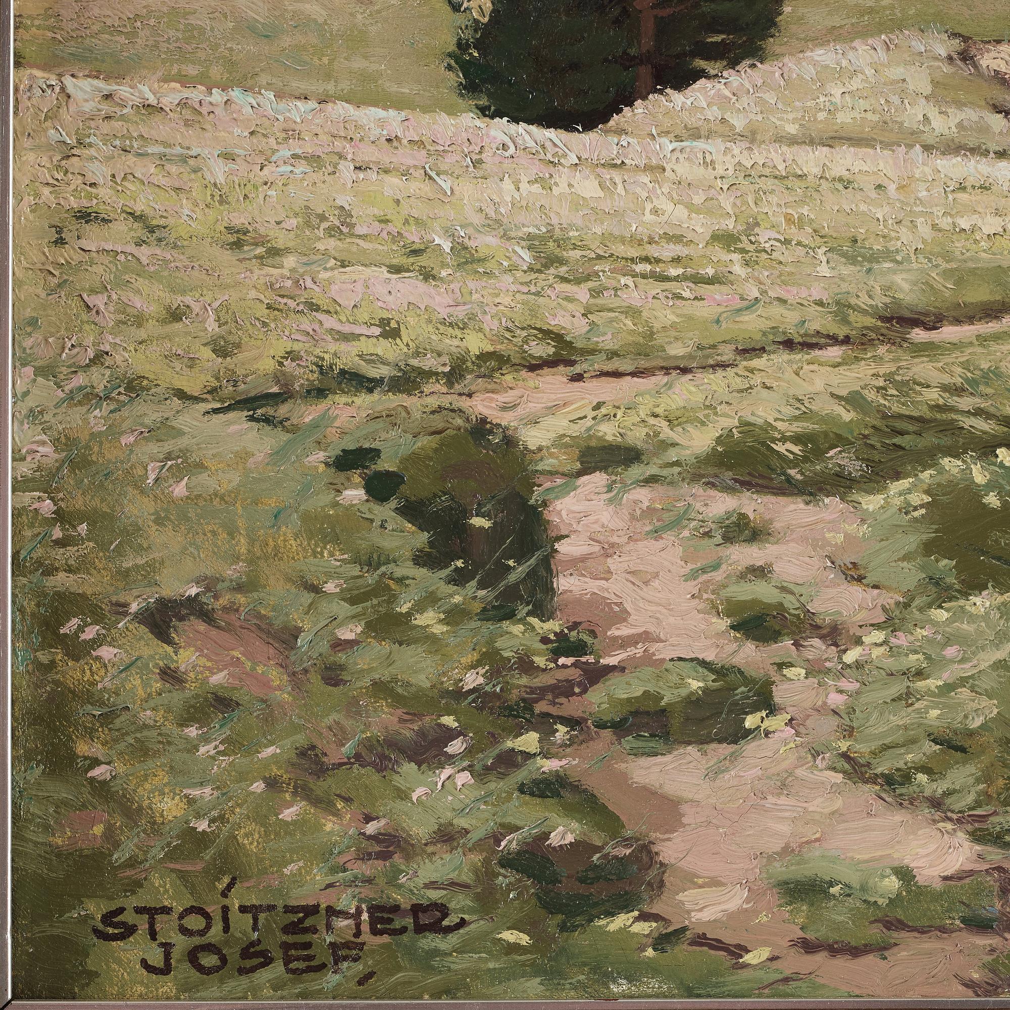 Josef Stoitzner, Alpine landscape.