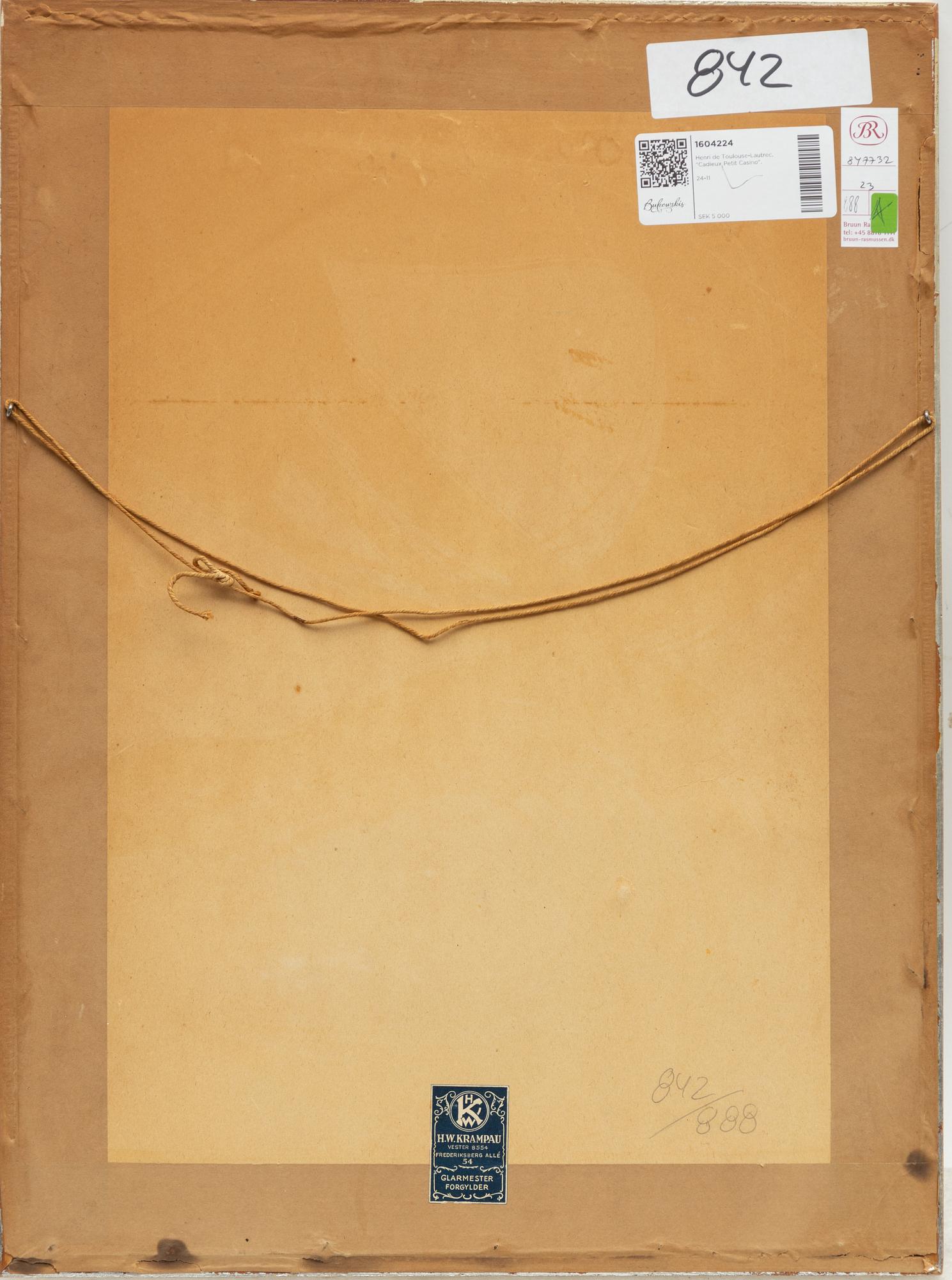 Henri de Toulouse-Lautrec, "Cadieux Petit Casino".