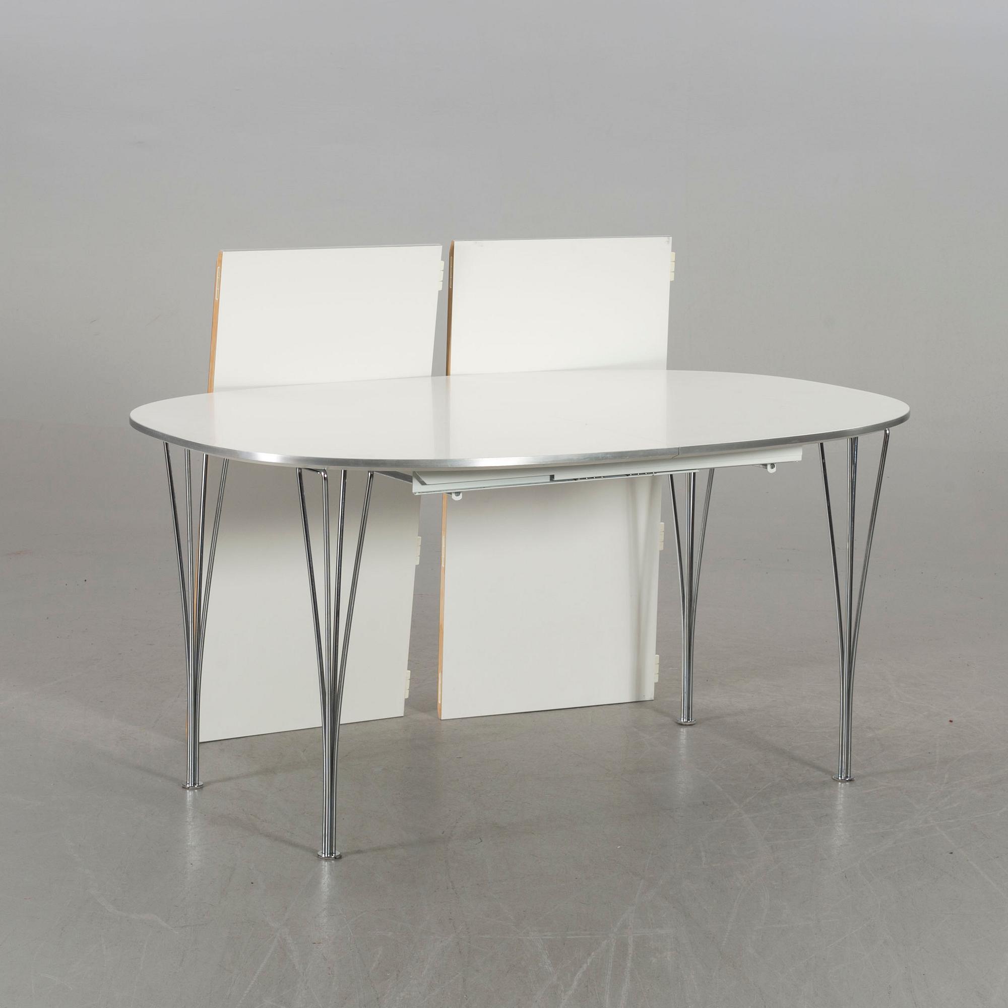 A BRUNO MATHSSON AND PIET HEIN "SUPERELLIPS" TABLE, Fritz Hansen, Denmark.