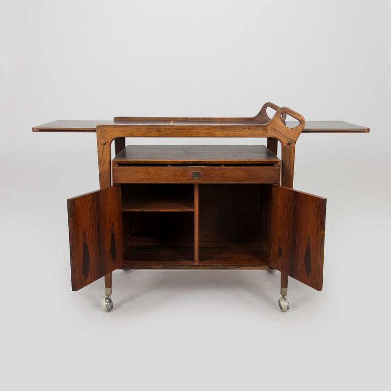 Johannes Andersen, serveringsvagn, Dyrlund Smith , Danmark, 1900-talets mitt.