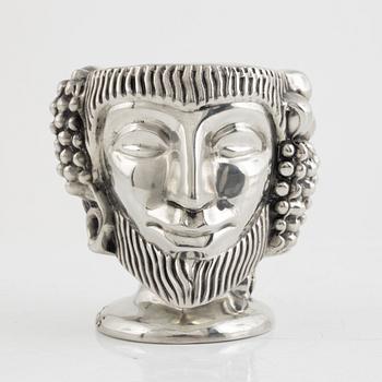 Ana Petrus, a "Janushuvud" pewter vase, Firma Svenskt Tenn, Stockholm, Sweden, 2021.