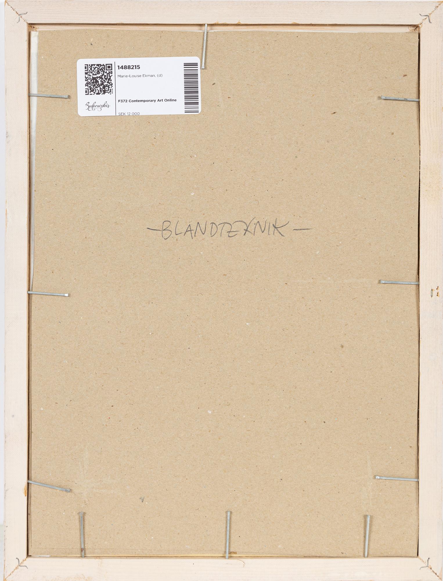Marie-Louise Ekman, Untitled.