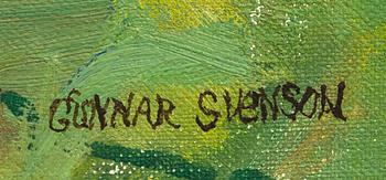 Gunnar Svenson, olja på duk, signerad.