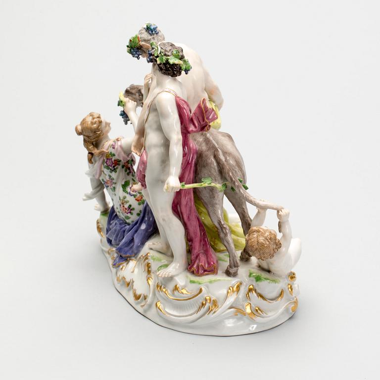 FIGURIN, porslin Meissen, sent 1800 - tidigt 1900-tal.