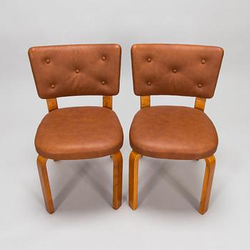 Alvar Aalto, ten 1950's '62' chairs, O.Y. Huonekalu- ja Rakennustyötehdas A.B., Finland.