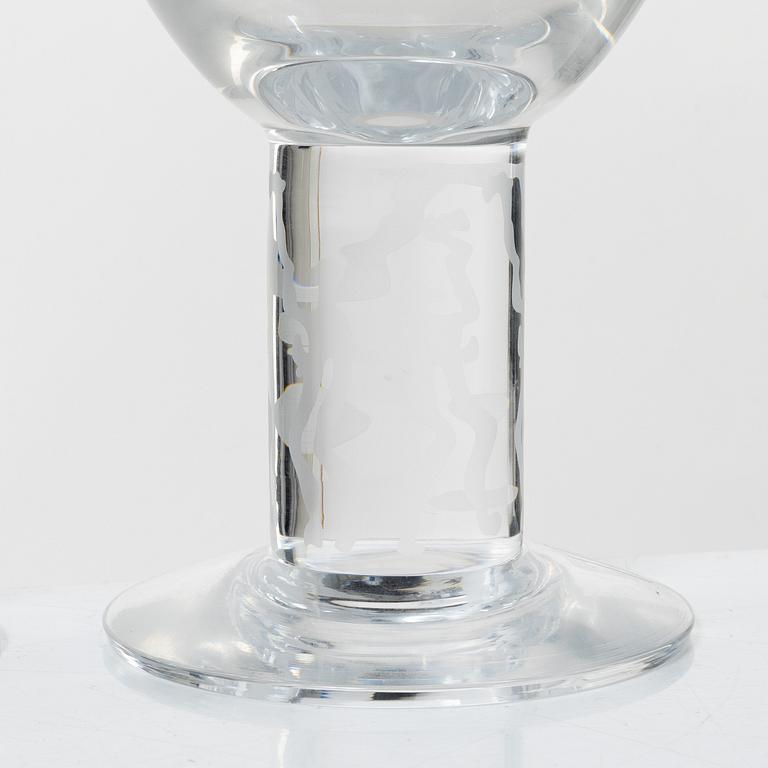 Glasservis, 32 delar, Johansfors, 1900-talets andra hälft.