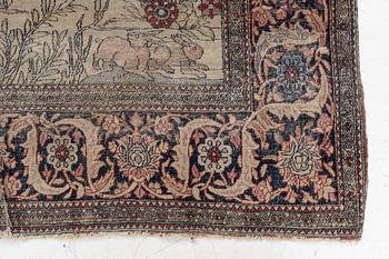 Carpet, Mobareke Isfahan, approximately 200 x 132 cm.