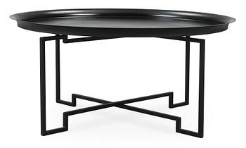 26. A Per Öberg black lacquered sofa table, Svenskt Tenn, post 2000.